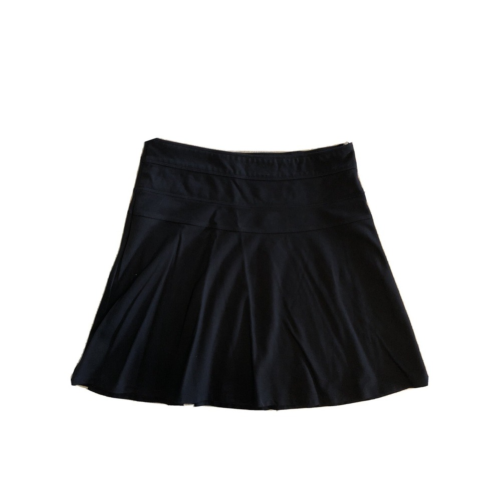 Athleta Skirt Women's Size 8 Black side zipper Athletic Great condition